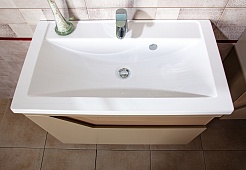Бриклаер Мебель для ванной Брайтон 70 (Mario) глиняный серый – фотография-5